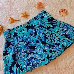 Lilly Pulitzer Skort - Danya Skort EUC Bright Navy In Too Deep Size XSma…